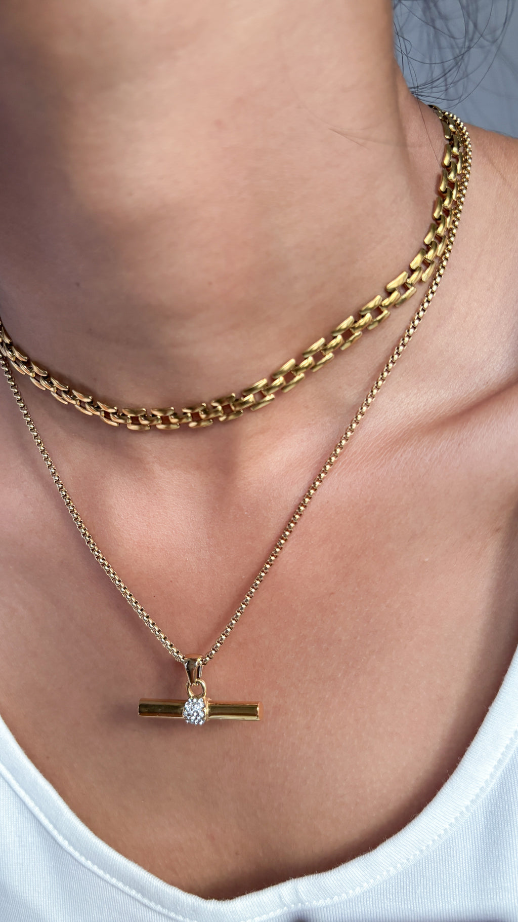 Orlune Bar Necklace