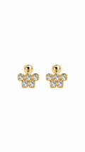 Elowen Crystal Cluster Studs
